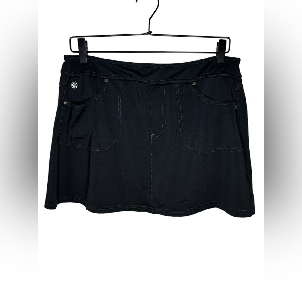 Athleta Endorphin Run Athletic Skirt Size M Black